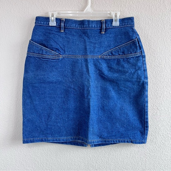 Vintage denim skirt - Picture 2 of 3